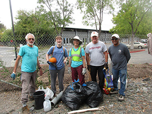 Creek cleanup